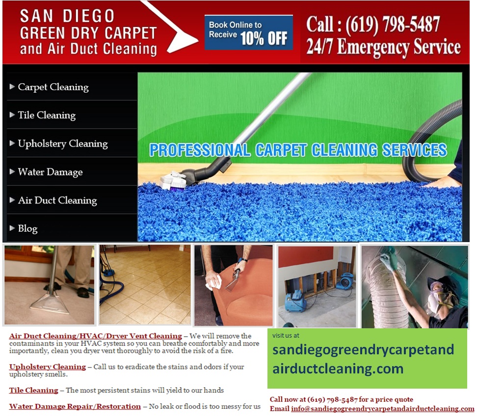 San Diego Green Dry Carpet and Air Duct Cleaning